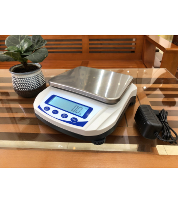 Cân kỹ thuật 1 số lẻ 3000g/0.1g (màn hình LCD) STECH HC-3K1