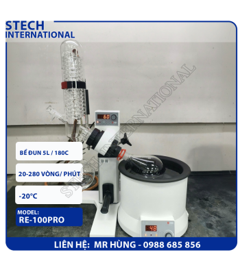 Hệ thống cô quay chân không DLAB RE100-Pro