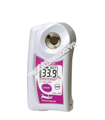 Khúc xạ kế Atago đo nồng độ bari clorua PAL-45S