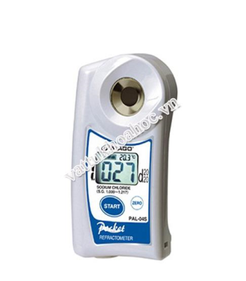 Khúc xạ kế Atago đo trọng lượng riêng natri clorua PAL-04S