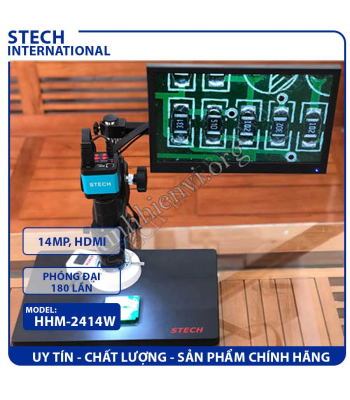 Kính hiển vi điện tử 14MP STECH HHM-2414W