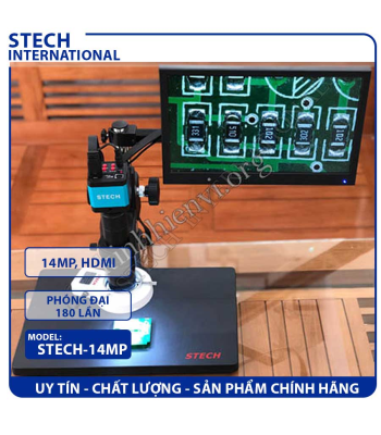 Kính hiển vi điện tử 14MP STECH-14MP