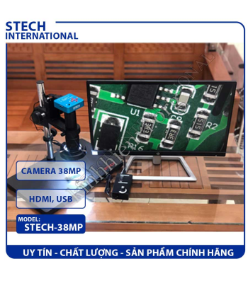 Kính hiển vi điện tử 38MP STECH-38MP