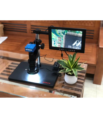 Kính hiển vi điện tử 4K kèm màn hình treo 13.3 inch STECH-4K