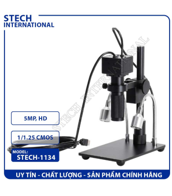 Kính Hiển Vi Điện Tử STECH-1134 | 5MP HD - Cổng USB
