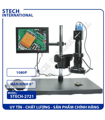 Kính Hiển Vi Điện Tử STECH-2721 | 1080P Full HD - Cổng VGA