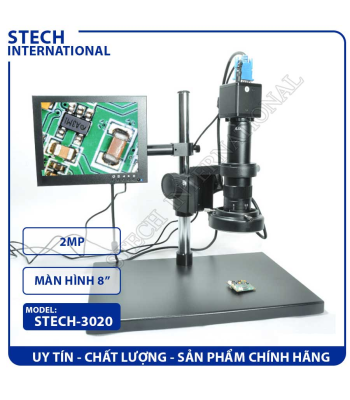 Kính Hiển Vi Điện Tử STECH-3020 | 2.0MP - Cổng VGA