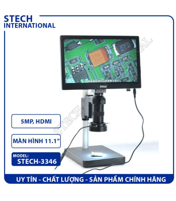 Kính Hiển Vi Điện Tử STECH-3346 | 5.0MP - Cổng USB