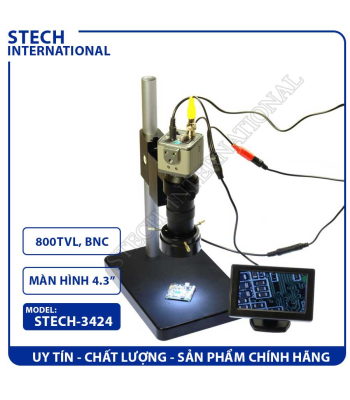 Kính Hiển Vi Điện Tử STECH-3424 | 800 TVL BNC