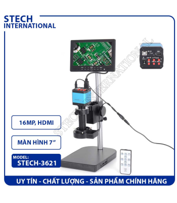 Kính Hiển Vi Điện Tử STECH-3621 | 16.0 MP - Cổng HDMI