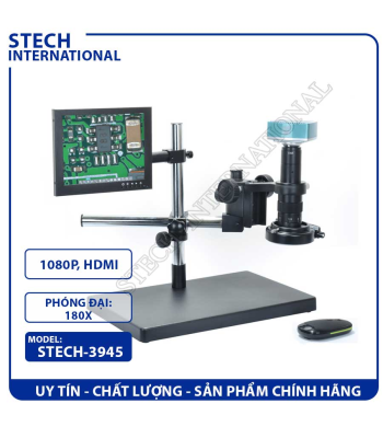 Kính Hiển Vi Điện Tử STECH-3945 | HD 1080P - Cổng HDMI