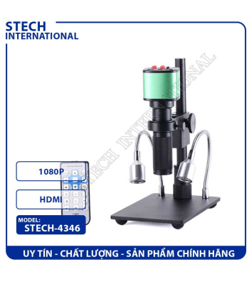 Kính Hiển Vi Điện Tử STECH-4346 | Full HD - Cổng HDMI