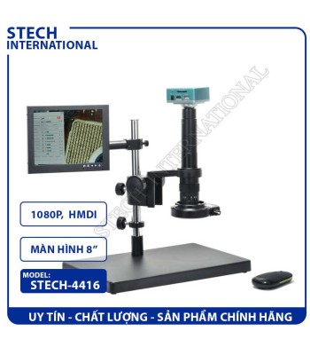 Kính Hiển Vi Điện Tử STECH-4416 | 1080P- Cổng HDMI/USB