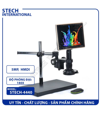 Kính Hiển Vi Điện Tử STECH-4440 | 5.0MP - Cổng HDMI/USB