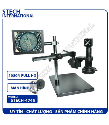 Kính Hiển Vi Điện Tử STECH-4745 | 1080P Full HD - Cổng HDMI/USB