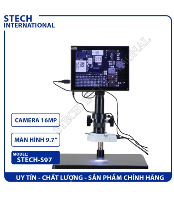 Kính Hiển Vi Điện Tử STECH-S97 | Màn Hình 9.7 Inch