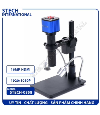 Kính Hiển Vi Kỹ Thuật Số STECH-0358 | 16MP - Cổng HDMI/USB