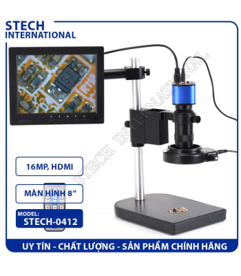 Kính Hiển Vi Kỹ Thuật Số STECH-0412 | 16MP - Cổng HDMI