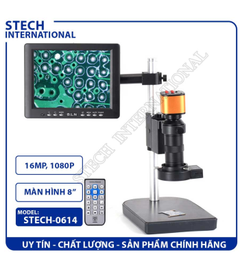 Kính Hiển Vi Kỹ Thuật Số STECH-0614 | 16MP - Cổng HDMI/USB