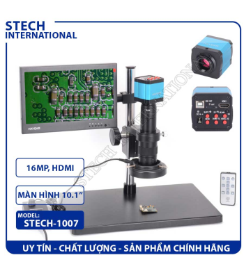 Kính Hiển Vi Kỹ Thuật Số STECH-1007 | 16MP - Cổng HDMI/USB