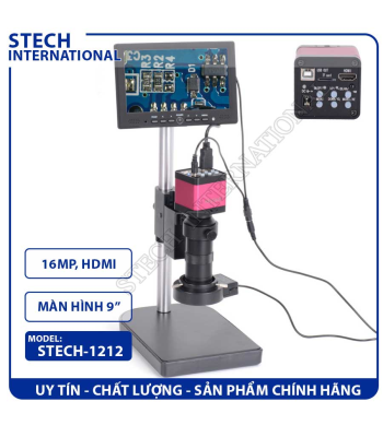 Kính Hiển Vi Kỹ Thuật Số STECH-1212 | 16MP - Cổng HDMI
