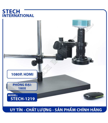 Kính Hiển Vi Kỹ Thuật Số STECH-1219 | Full HD - Cổng HDMI/USB