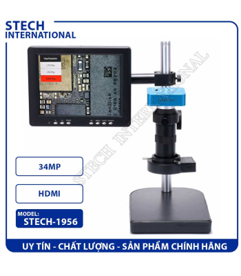 Kính Hiển Vi Kỹ Thuật Số STECH-1956 | 34MP - Cổng HDMI