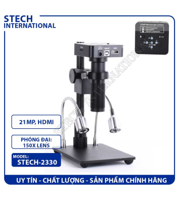 Kính Hiển Vi Kỹ Thuật Số STECH-2330 | 21MP - Cổng HDMI/USB