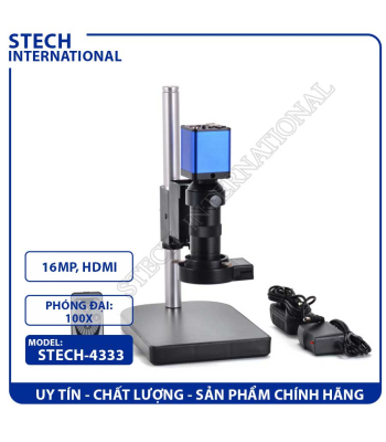 Kính Hiển Vi Kỹ Thuật Số STECH-4333 | 16MP - Cổng HDMI