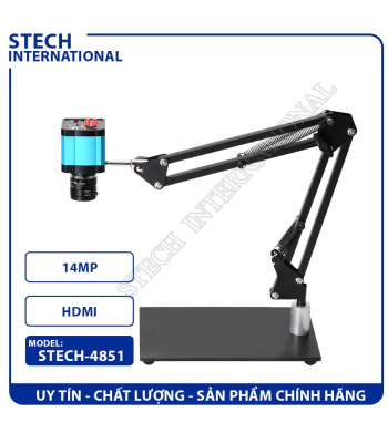 Kính Hiển Vi Kỹ Thuật Số STECH-4851 | 14MP- Cổng HDMI