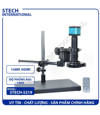 Kính Hiển Vi Kỹ Thuật Số STECH-5219 | 14MP - Cổng HDMI