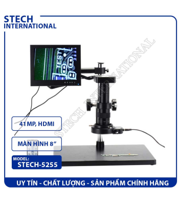 Kính Hiển Vi Kỹ Thuật Số STECH-5255 | 41MP - Cổng HDMI/ USB