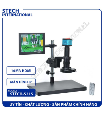 Kính Hiển Vi Kỹ Thuật Số STECH-5315 | 16MP - Cổng HDMI/USB