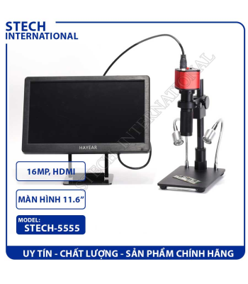 Kính Hiển Vi Kỹ Thuật Số STECH-5555 |16MP - Cổng HDMI