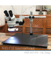 Kính hiển vi soi nổi đế rộng 500x500mm tay kéo dài SZM7045-STL1-B9
