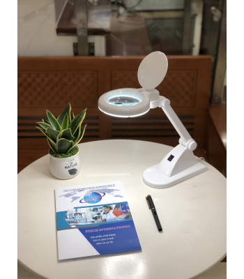 Kính lúp để bàn (kiểu kính nhỏ gọn, loại xịn) STECH 8066D-3X12