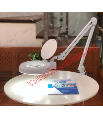 Kính lúp kẹp bàn (thấu kính trắng, tròn) STECH 8066A-10X