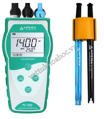 Máy đo pH độ dẫn điện cầm tay Apera PC850