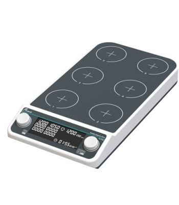 Máy khuấy từ gia nhiệt 6 vị trí 1200 vòng/phút Joan Lab MHS6Pro