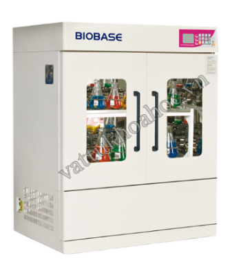 Máy lắc ổn nhiệt/ Tủ ấm lắc công suất lớn có làm lạnh BIOBASE BJPX-2102X