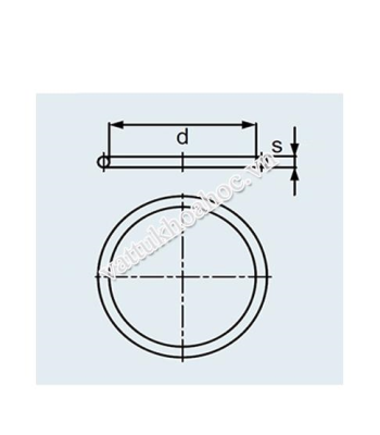 O ring Ống silicone (VMQ) phù hợp cho bình hút ẩm DURAN