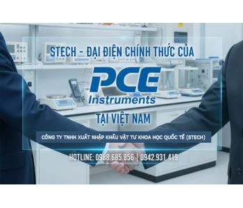 STECH trở thành đại diện cung cấp chính thức các sản phẩm của PCE Instruments tại Việt Nam
