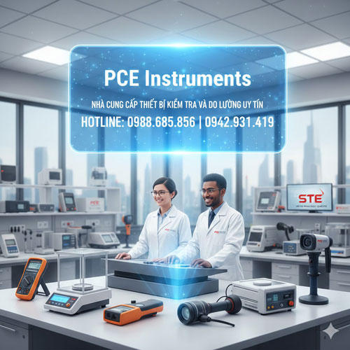 PCE Instruments - nhà cung cấp thiết bị kiểm tra và đo lường uy tín