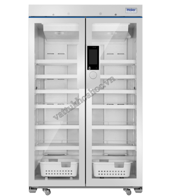 Tủ bảo quản vắc xin, thuốc, dược phẩm 1030 lít, cửa kính (2 ÷ 8oC), tích hợp USB HAIER HYC-1030GT